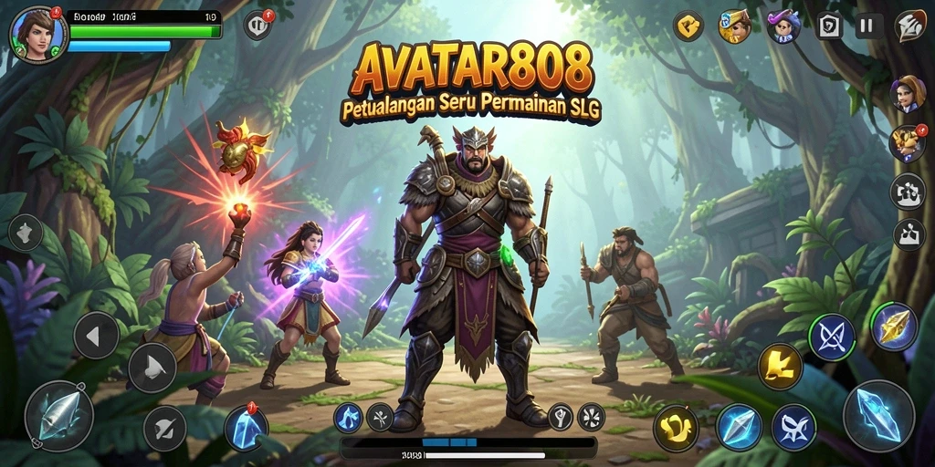 Tangkapan layar gameplay AVATAR808 yang menampilkan pertempuran intens.