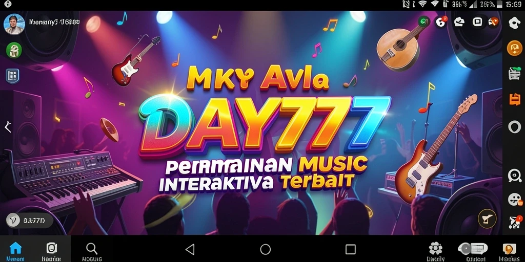 Tampilan gameplay interaktif yang menyenangkan dalam DAY777.