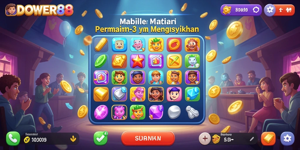 Tampilan menarik dari gameplay DOWER88 yang seru.