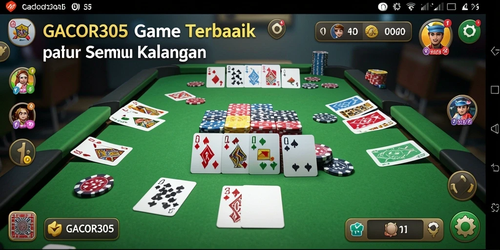 Gameplay seru Gaple di GACOR305 dengan tampilan menawan.