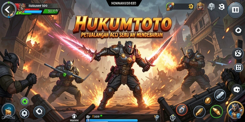 Tampilan gameplay seru dan menegangkan dari HUKUMTOTO.