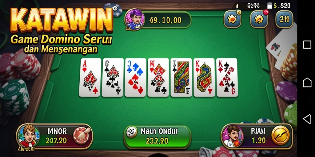 Tampilan gameplay KATAWIN yang seru dan interaktif.