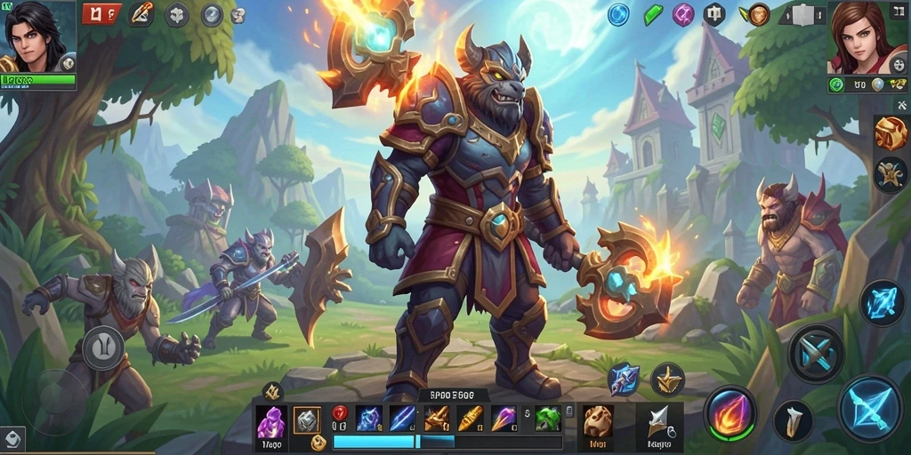 Screenshot LPO88 menampilkan aksi seru dalam dunia MMORPG.