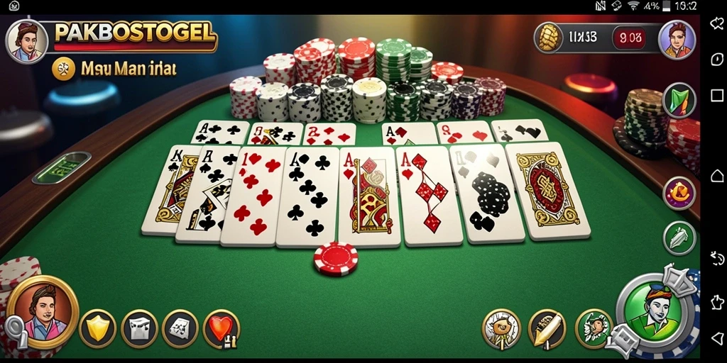 Tampilan gameplay seru PAKBOSTOGEL dengan teman-teman.