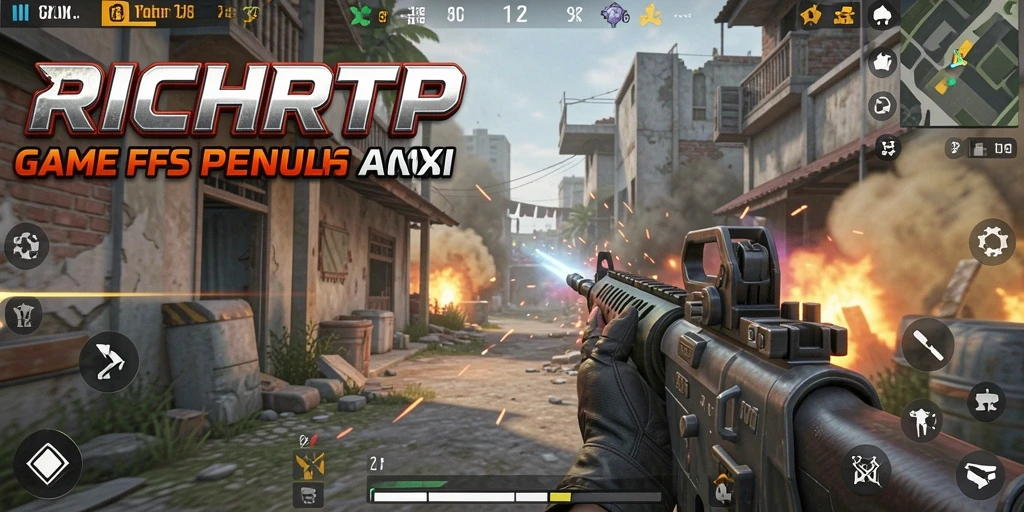 Screenshot aksi mendebarkan dalam gameplay RICHRTP.