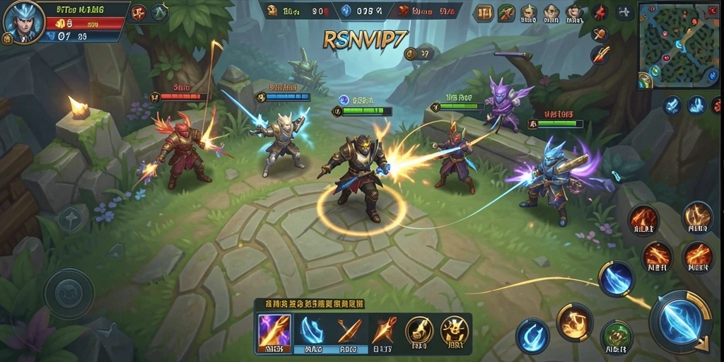 Tampilan gameplay RSNVIP7 menunjukkan strategi yang mendalam dan interaksi antar pemain.