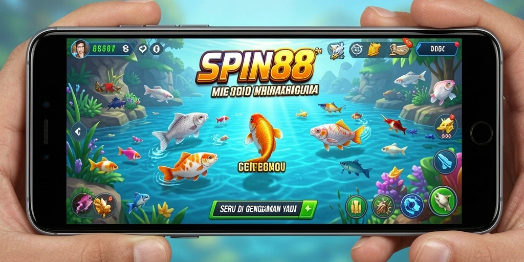 Tampilan menawan dari gameplay SPIN88 yang penuh aksi memancing.